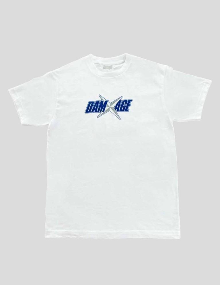 T-shirt DAMAGE gambinos tee white